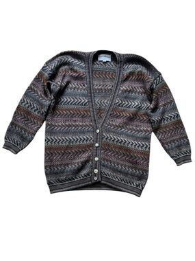 Peruvian Connection Vintage Alpaca Buttoned Cardigan size M